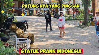HUMAN STATUE PRANK || INDONESIAN COWBOY PRANK || CUTE AND HILARIOUS ALL Scream