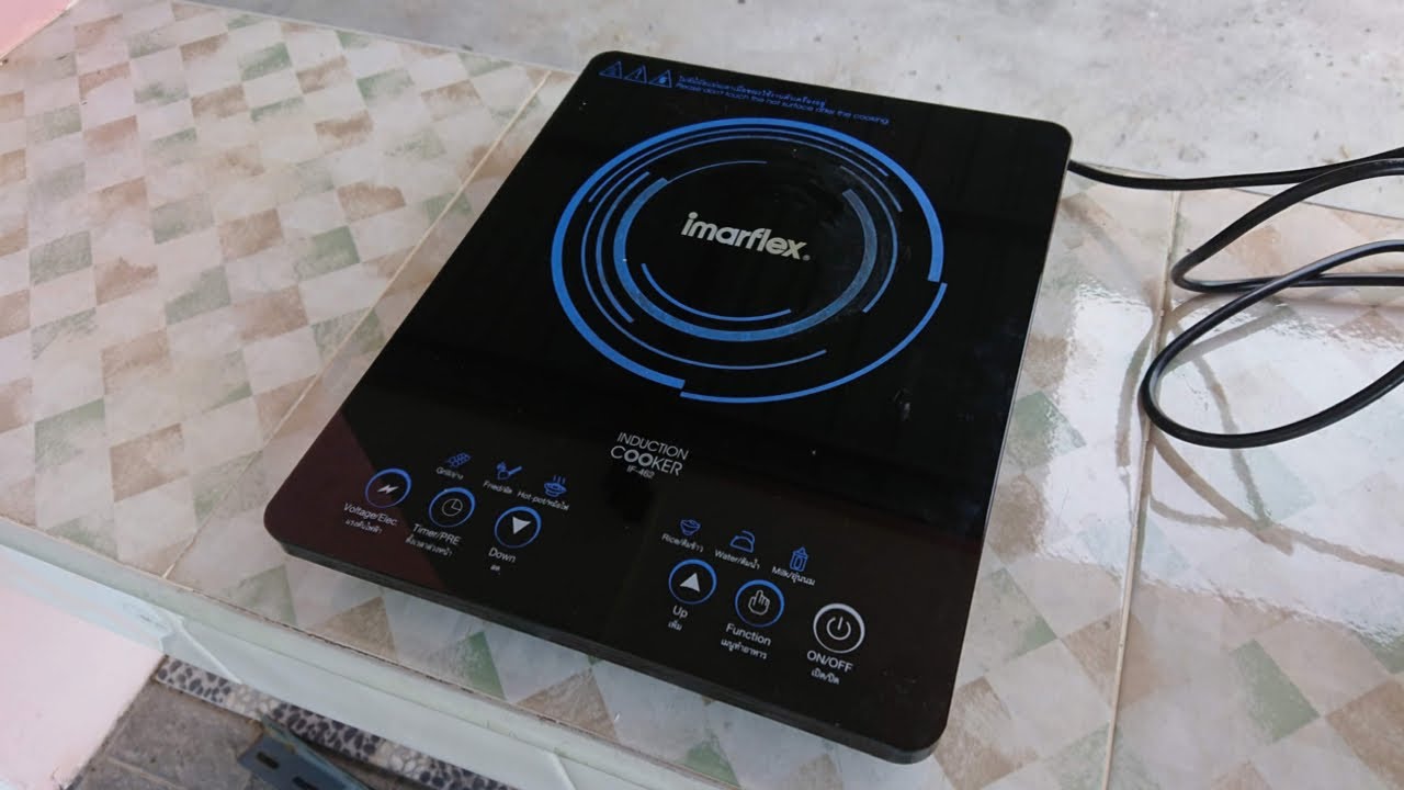เตาแผ่นความร้อนจากการเหนี่ยวนำ Imarflex Induction Cooker IF 462 YouTube