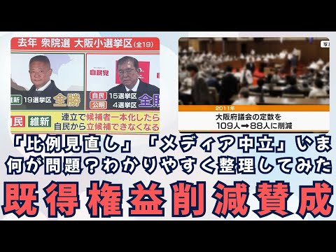 既得権益削減賛成 「比例見直し」「メディア中立」いま何が問題？わかりやすく整理してみた