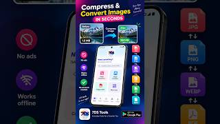 Compress & Convert Images in Seconds 📸 | JPG, PNG, WEBP, PDF | 7DS Tools #Shorts