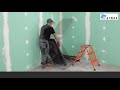 Installation des panneaux à carreler