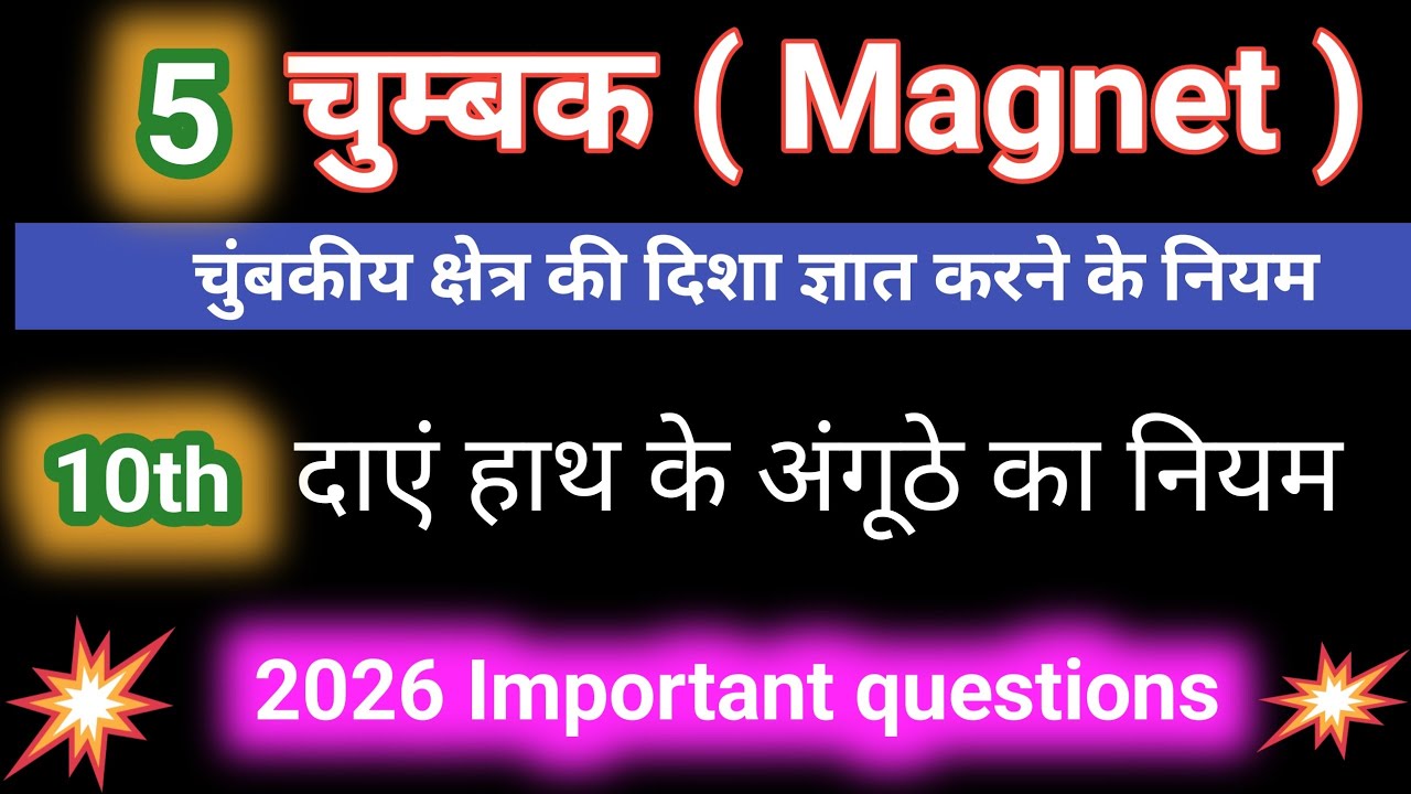 Daen hath ki anguthi ka niyam || important question 2026 