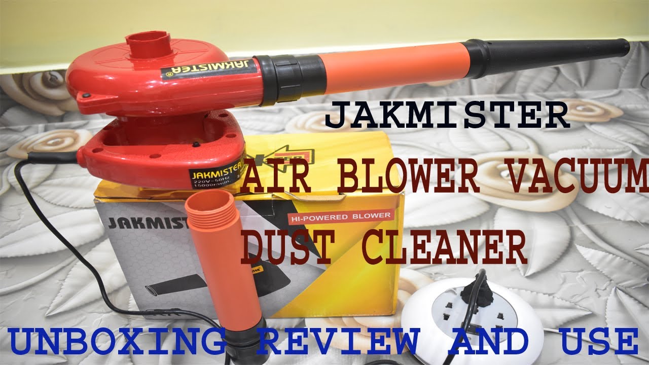 Jakmister Air Blower Cum Vacuum Dust Cleaner Unboxing Review How to