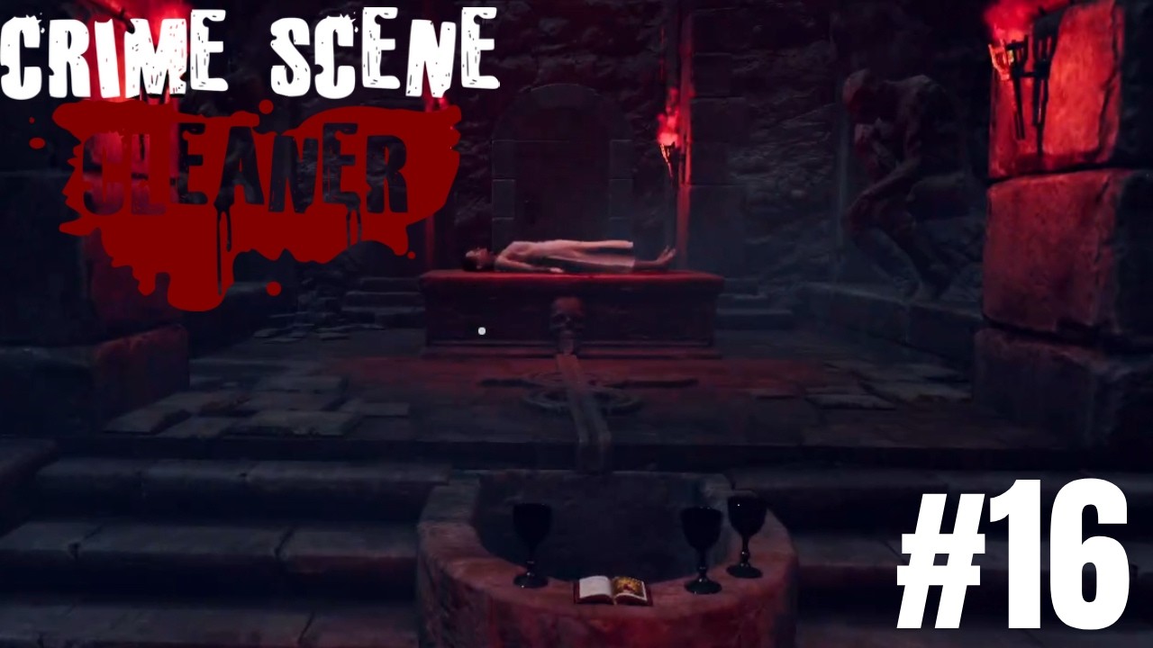CLEANING UP THE CULT | Cherry Plays: Crime Scene Cleaner [Part 16