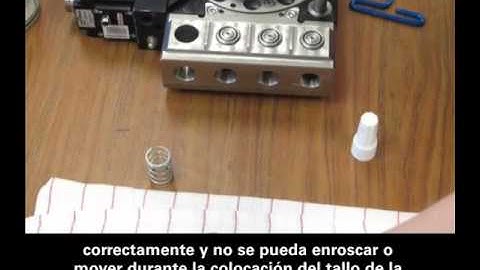 Valve Rebuild Procedure for ATI Tool Changers with Spanish Subtitles