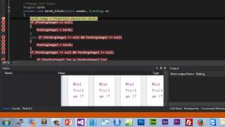 How to make a game with C# - Memory Matching Game - Part5 - HD screenshot 4