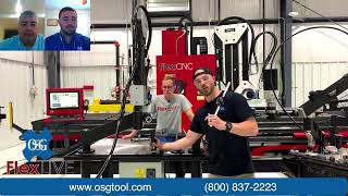 How to run external threads with a die on FlexArm using OSG Dies - LIVE Demo