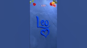 Leo Satisfying Name Art ❣️ Leo name in sand #nameart #shorts #leo