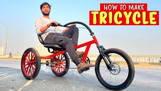 How To Build High Comfortable Tricycle  At Home | Creative Science