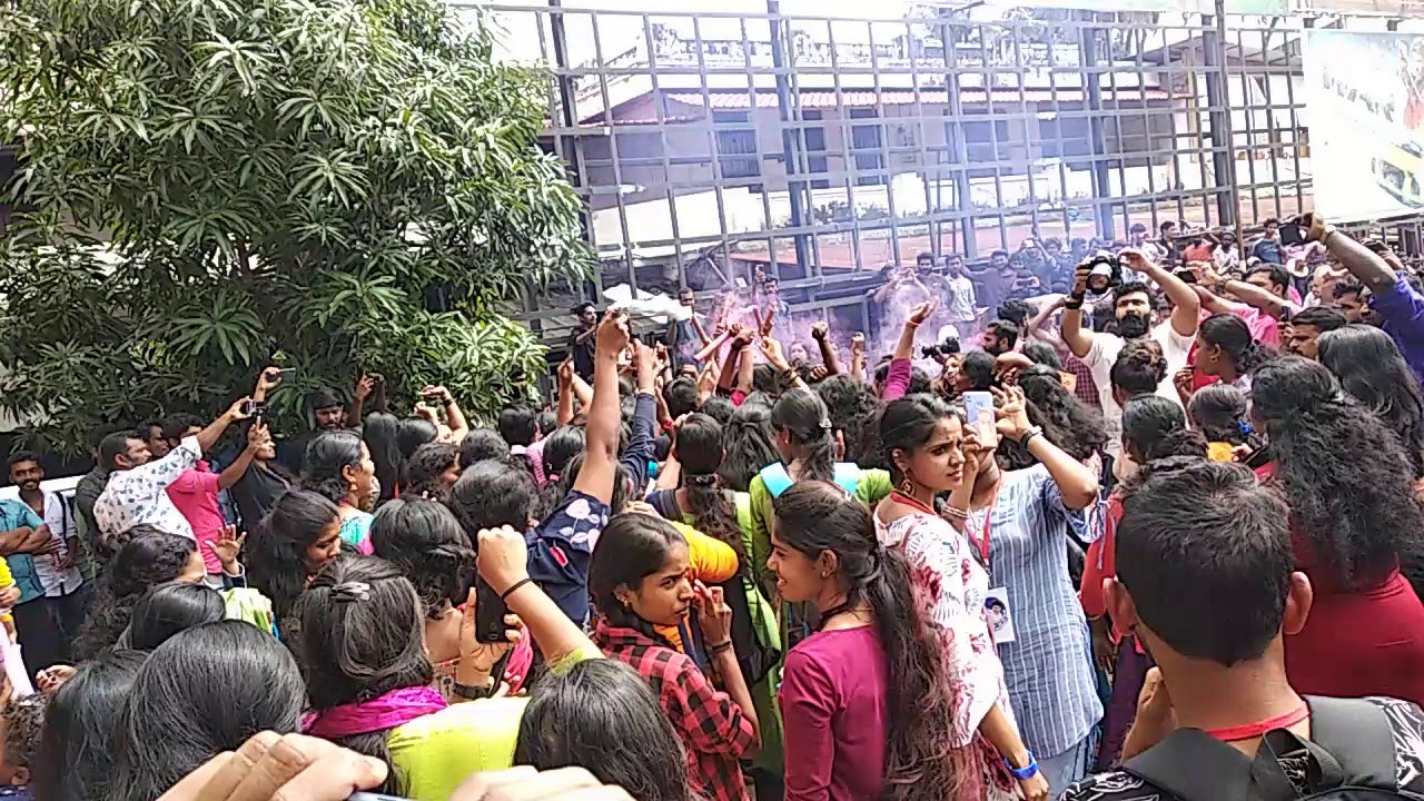 BIGIL LADIES FANS CELEBRATION AT TRIVANDRUM , KERALA