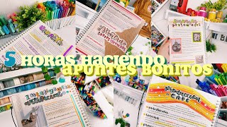 5 HORAS de APUNTES BONITOS  inspiración + nuevas ideas