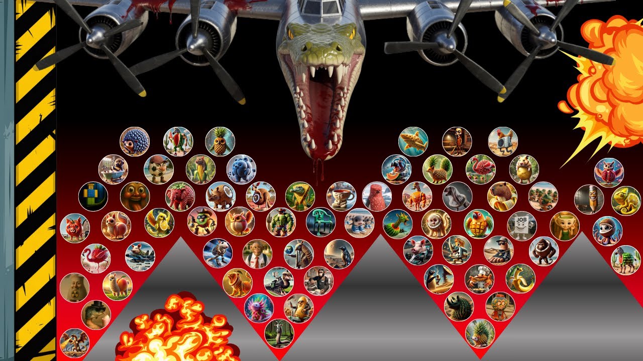 Escape from Bombardino Crocodilo! - ALL 150 NEW Italian Brainrot Survival Marble Race