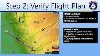 Famous CAP Tip: Setting up a Route Search with Offset on the Garmin G1000 Profile