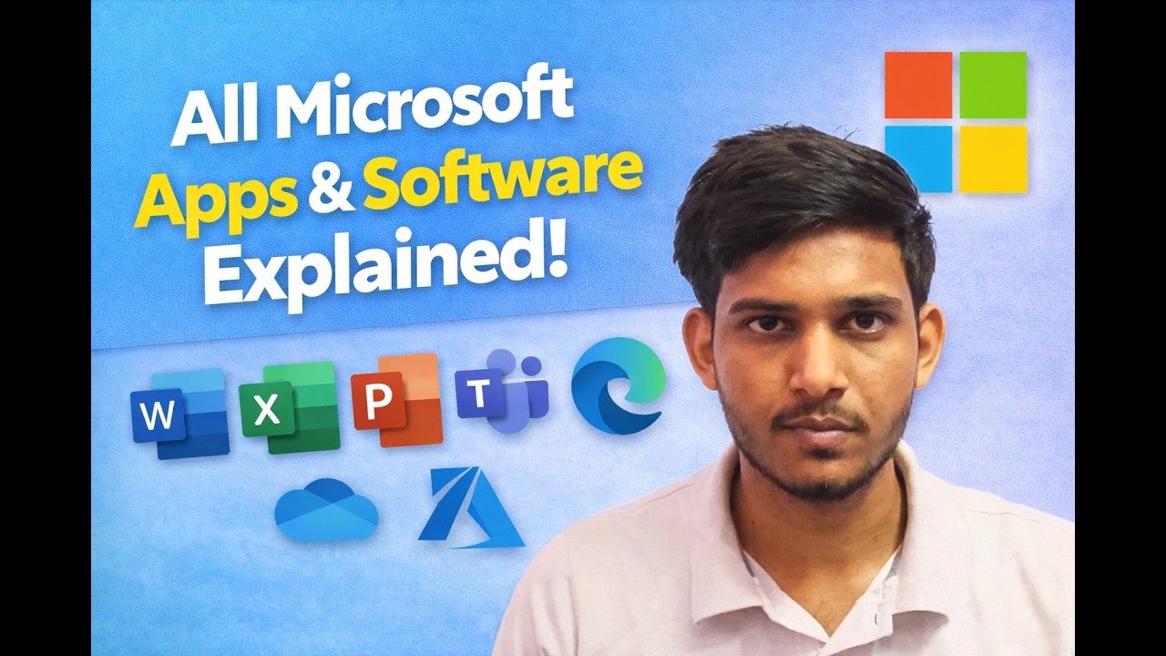 All Microsoft Apps & Software Explained in One Video 🔥 - YouTube