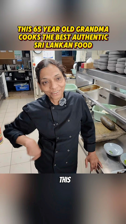 Shes a Force! 💪 #srilankanfood srilankanfood