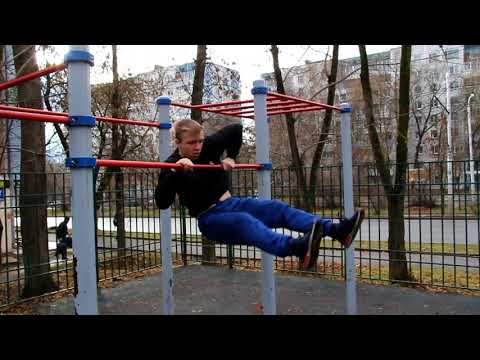 Топ-15 простейших элементов на турнике,Street Workout, вызов. Lightest elements on the bar