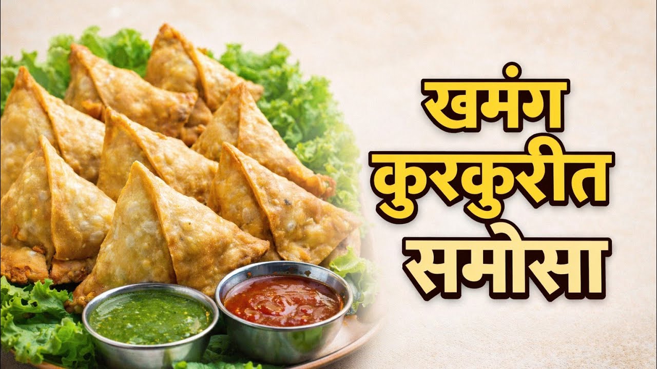 भरपूर लेयर्स वाले खमंग आणि कुरकुरीत समोसे ❤️