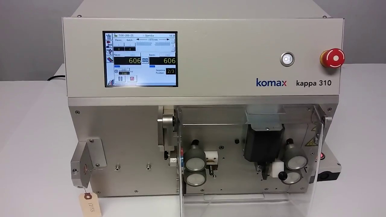Komax Kappa 310 Cutting Stripping Machine Unit3 3,4,8,9,11,12,14 Wire