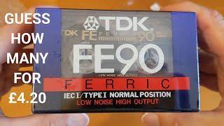 Tdk Fe90 Delivery. Too Many Cassettes Minidiscs.