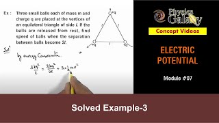 Class 12 Physics | Electric Potential | #7 Solved Example-3 on Electric Potential | For JEE & NEET