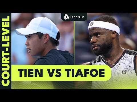 Court-Level All-American Tien vs Tiafoe Battle | Cincinnati 2026 Highlights
