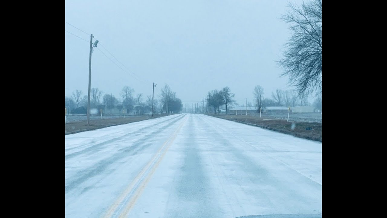 Ice Storm Creates Hazardous Travel Across Delta, Region - YouTube