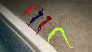 Worm on a string go swimming!