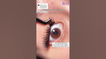 Apply B&Q lash diy lash extensions at home |Direct link in description