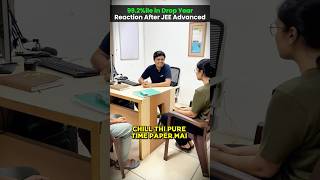 99.2%ile Student Reaction after JEE Advanced 2026 Exam 🤯| IIT Motivation #shorts #esaral #iit #jee