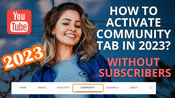 How to add the community tab in your YouTube channel
