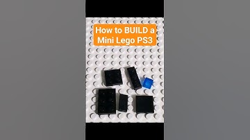 How to BUILD a Mini Lego PS3! #lego #legomoc #shorts