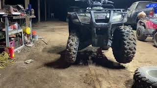 Honda rancher tires and wheels upgrade