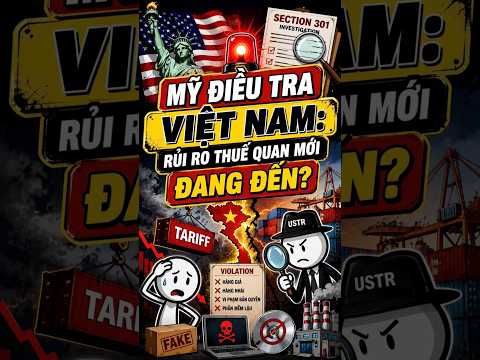 Mỹ điều tra Việt Nam: Rủi ro thuế quan mới đang đến? #chungkhoan #dautu #kinhte #tintuc #taichinh