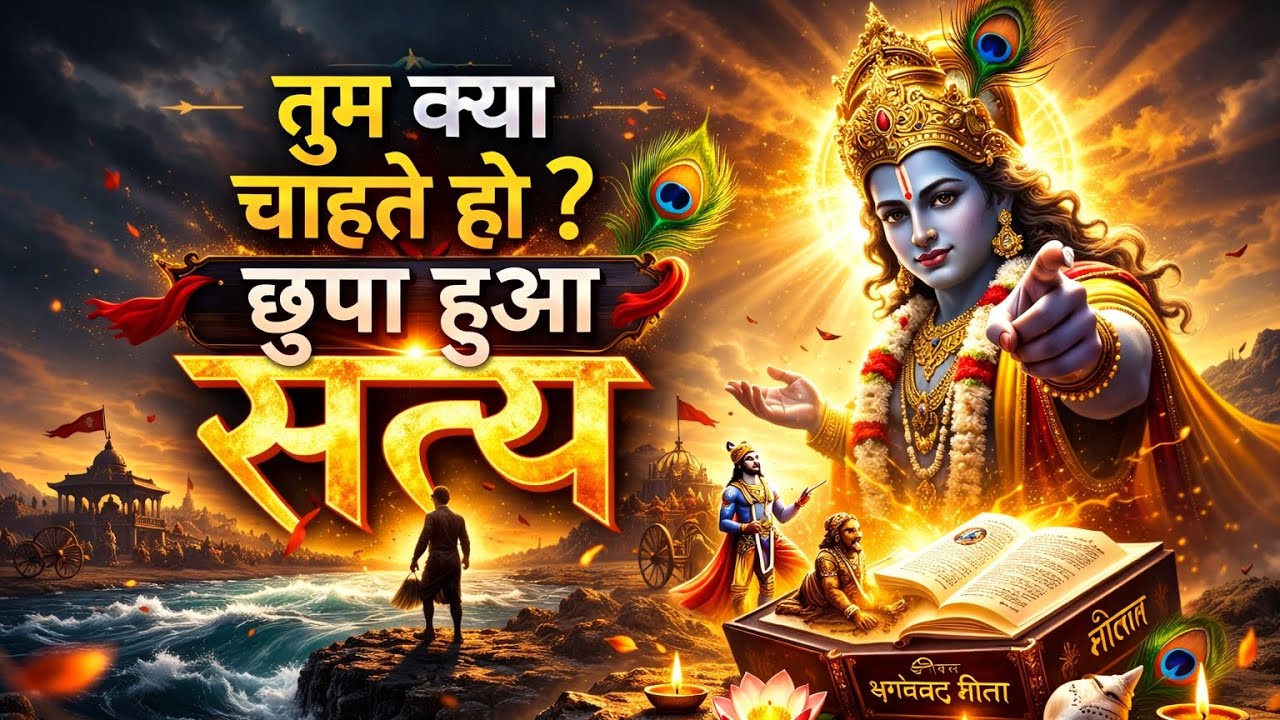 तुम सच में क्या चाहते हो? | श्रीकृष्ण का छुपा हुआ सत्य