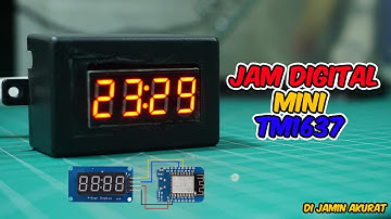 cara membuat jam digital mini tanpa RTC wemos D1 ESP8266|TM1637