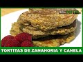 TORTITAS DE ZANAHORIA Y CANELA LOW CARB