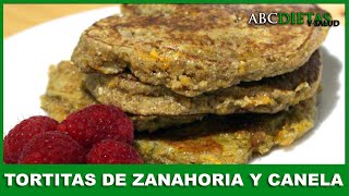 TORTITAS DE ZANAHORIA Y CANELA LOW CARB