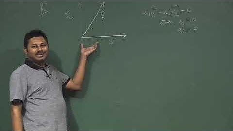 Lecture 4 : Linearly dependent and independent vector, Basis
