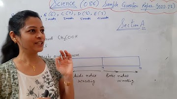 Class 10th Science Sample Paper Section A year 2022-23 By Shilpa Chaudhary