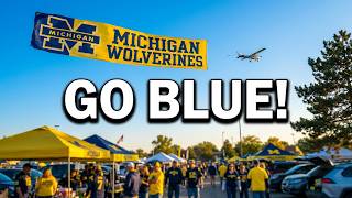 Michigan Wolverines Game Day Spectacle: Sky High Banners and Tailgating in Ann Arbor!