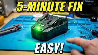 5-Minute Rapid Repair! ⚡ Saving a Dead💀 Lidl Parkside🔋Charger