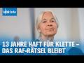 Fall Daniela Klette: 13 Jahre Haft für die mutmaßliche Ex-RAF-Terroristin | NDR Info