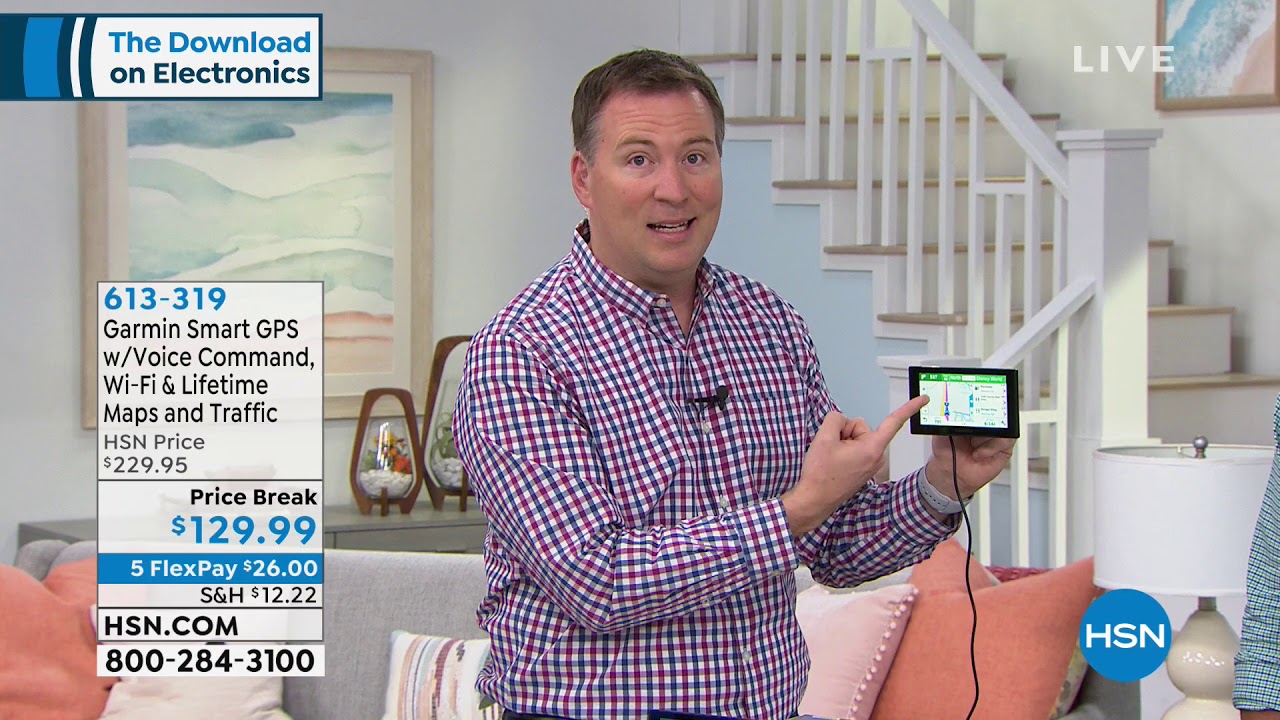 Garmin Smart GPS w/Voice Command, WiFi Lifetime Maps a... YouTube