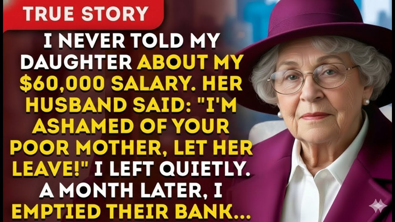 My Daughter’s Husband Treated Me Like I Was Poor. I Kept My $60,000 Salary Secret | Grandma Revenge