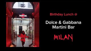 Dolce & Gabbana Martini Bar Milan | Things to do in Milan