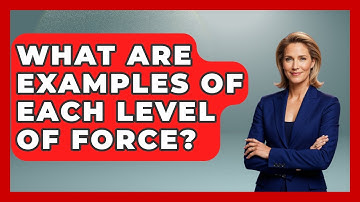 What Are Examples Of Each Level Of Force? - Jail & Prison Insider
