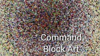 Creating Arts Using Command Blocks - Minecraft