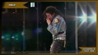 Michael Jackson Jam Dangerous Tour In Oslo Remastered