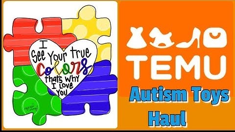 Another Temu Haul 🧡 All about Autism 🧡