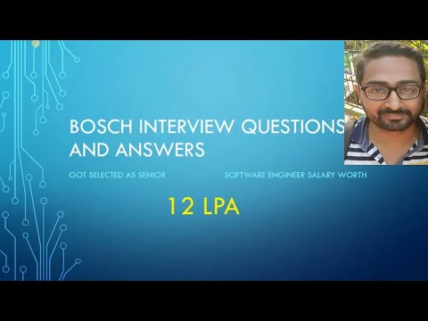 Bosch Embedded Interview Questions